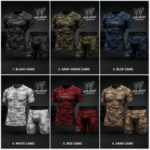 Vêtements de compression athlétiques haut de gamme pour hommes, chemise et short respirants pour la salle de sport, l'entraînement, la remise en forme et les activités sportives. - Product Image 3