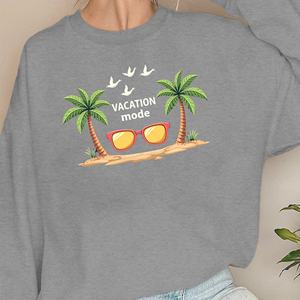 Sudaderas mujer Palm VACATION Mode tema tropical - Product Image 4