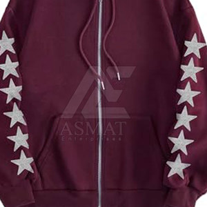 Sudadera con Capucha para Mujer, Informal, para Uso Diario, con Pedrería Brillante, Cierre Completo, Manga Larga, 2026 - Product Image 4