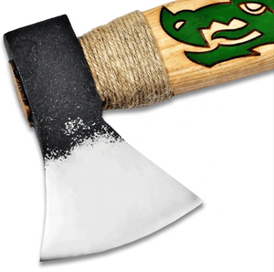 Cuchillo de supervivencia de alta calidad, hacha vikinga universal de acero inoxidable, hacha para uso en exteriores y camping, en venta a bajo precio. - Product Image 3
