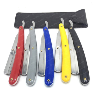 RAMAFHH MEDAX Disposable Rainbow Finish Stainless Steel <b>Single</b> <b>Blade</b> Safety <b>Razor</b> for Men Barber Shop Use Manual Face Shaving - Product Image 5