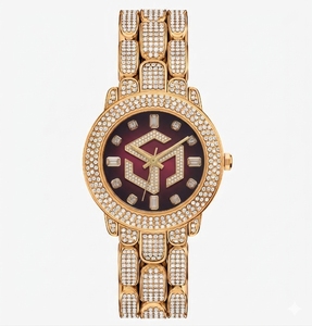 Luxury Iced Out Moissanite Diamond Hip Hop Quartz <b>Watch</b> Men Polygon Analog Wristwatch - Product Image 6