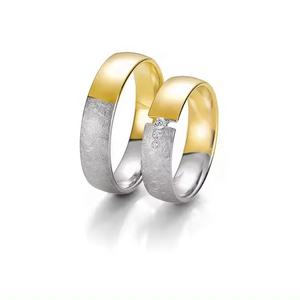 Bague en diamant pour femme 14K 18K or massif élégant anniversaire et bijoux de mariage - Product Image 3