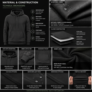 Sudadera con Capucha Gris para Hombre, 100% Algodón, Felpa Francesa, Corte Regular, Diseño Casual con Bolsillos, Estampado Digital Invernal - Product Image 5