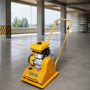 Compactadora de Placas Amarilla TAYO con Motor KAVO para Uso en Construcción - Product Image 1
