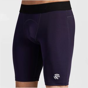 Shorts de compression Elite pour hommes, bleu marine - Product Image 6