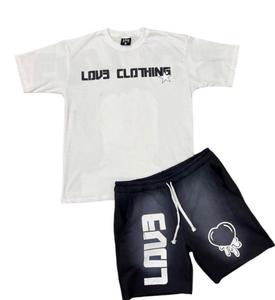 Conjunto de Pantalones Cortos y Camiseta de Verano para Hombre, 100% Algodón, Personalizado, Talla Grande, para Gimnasio, Fitness, Ropa Deportiva Urbana - Product Image 4
