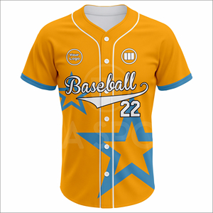 ชุดเสื้อเบสบอลคุณภาพสูงสั่งทำพิเศษ ระบายอากาศได้ดี น้ำหนักเบา ผลิตด้วยเทคนิค Sublimation สำหรับทีมกีฬา รับผลิตแบบ OEM จำนวนมาก - Product Image 2