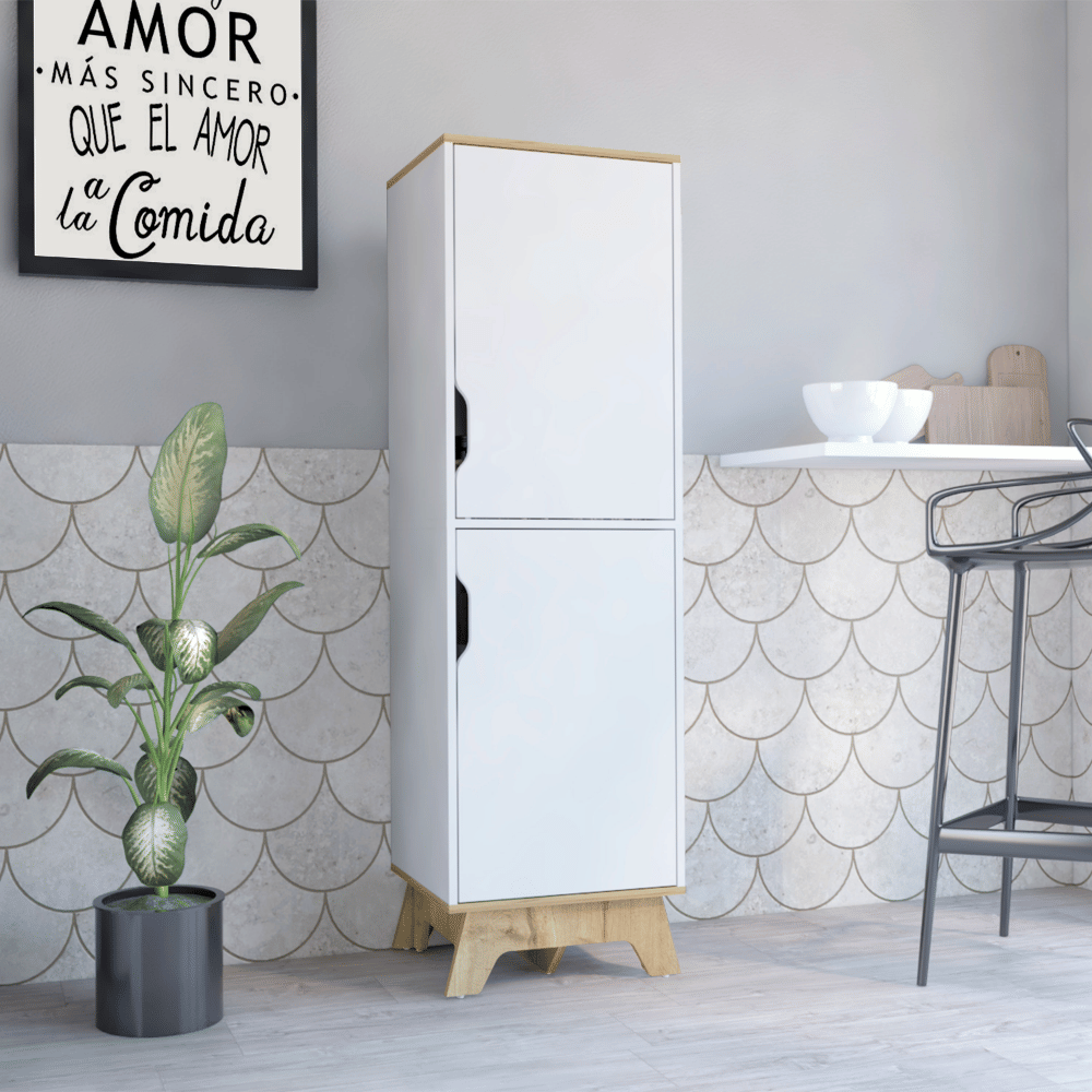 Light Oak / White Color