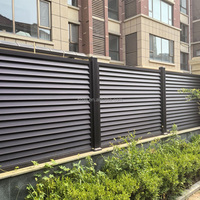 Clôture de Confidentialité Moderne en Alliage d'Aluminium pour Hôtels, Appartements, Balcons, Terrasses, Grilles et Garde-corps