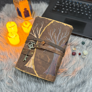Diario de Cuero Vintage, Árbol de la Vida Celta, Libro de las Sombras - Product Image 5