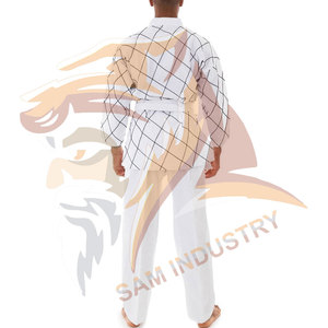 OEM Wholesale Stylish Jiu Jitsu Gi Uniforms Latest Fashionable <b>Grappling</b> Kimono Martial Arts Uniforms Set - Product Image 2