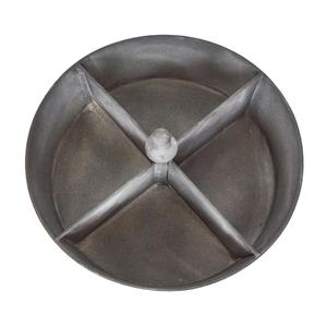 Support à ustensiles vintage en métal finition nickel antique et organiseur de matériel multi-compartiments, solution de rangement de bureau en promotion - Product Image 1