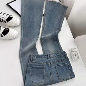 Pantalones Vaqueros de Mujer al por Mayor de Alta Calidad, Estilo Casual Holgado Personalizado, Pantalones de Mezclilla Elásticos y Transpirables - Product Image 3