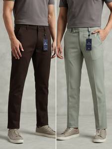 Pantalon évasé décontracté pour homme, personnalisé, de haute qualité, 100% coton, léger - Product Image 3