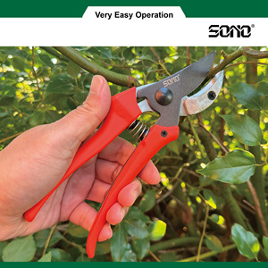 <b>SONO</b> J333 Industrial-grade DIY PTFE-coated High-carbon Steel Blades Smooth Plastic-handled Right-handed Pruning Shears Durable - Product Image 3