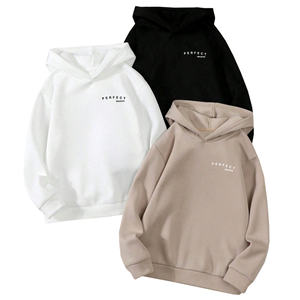 PERFECT INDUSTRY Sweat à capuche demi-zippé pour filles 100% Coton Épais Coupe Oversize Tenue Décontractée Couleur Rose Logo Personnalisé Séchage Rapide - Product Image 6