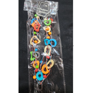 Collar de Huesos y Cuentas con Resina Colorida, Venta al Por Mayor - Product Image 4