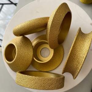 Disco Abrasivo de Diamante de Alta Eficiencia HGP, Soldado al Vacío, 75 mm, Herramienta de Pulido de Perfiles de Bordes para Mármol y Granito, 10 mm/15 mm/20 mm Demi - Product Image 2