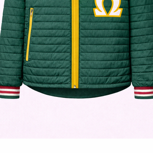 Chaqueta de Invierno Personalizada para Fraternidad Griega, 100% Algodón Ecológico, Logotipo Bordado al por Mayor OEM - Product Image 3