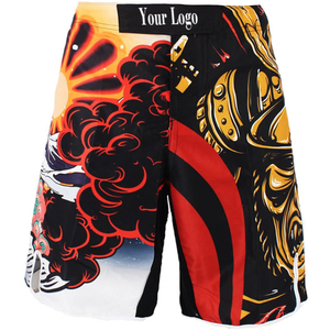 OEM Service Men MMA Shorts Wholesale Men MMA Shorts Custom Printing Breathable Comfortable MMA Men's Shorts - Product Image 6