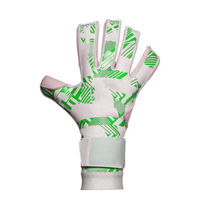 Gants de gardien de but de football professionnels (GK) respirants, antidérapants, avec logo personnalisé, imperméables, en latex, design à doigts complets, fermeture à boucle et crochets. - Product Image 1