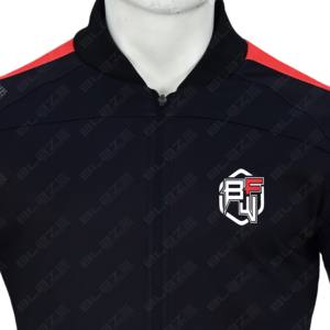 Vêtements de sport unisexes, veste Medalist 2.0 pour homme en noir et rouge, sweats à capuche pour homme avec fermeture éclair, veste de survêtement personnalisée Blaze Fight Wear - Product Image 3