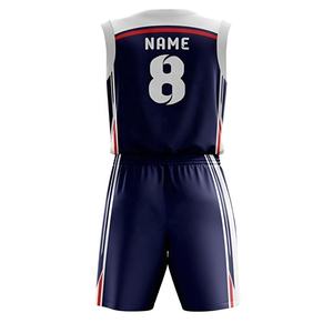 ชุดเสื้อบาสเก็ตบอลผ้าโพลีเอสเตอร์100% ระบายอากาศสำหรับผู้ใหญ่ - Product Image 6