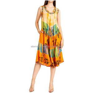 Precio barato vestidos largos mujeres Maxi Casual señoras Sexy colección de verano vestido sin mangas playa cubrir Ups para mujeres - Product Image 6
