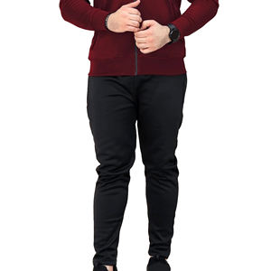 ชุดเซ็ตฮู้ดดี้ซิปเต็มตัวแบบโอเวอร์ไซส์สั่งทำพิเศษสำหรับผู้ชาย พร้อมกางเกงวอร์มผ้าฟลีซเทคโนโลยี ชุดลำลองสำหรับฤดูหนาว - Product Image 6