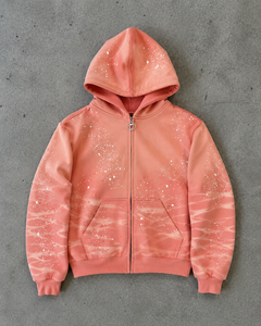 เสื้อฮู้ดดี้วินเทจสีดำล้างสี สไตล์สตรีทแวร์ ตัวอักษรขนาดใหญ่ประดับด้วยกระดุม  ผ้าฟลีซหนานุ่ม 100% ผ้าฝ้าย สำหรับผู้ชาย - Product Image 5