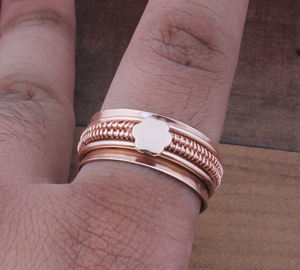 Anillo de Plata de Ley 925 con Bisel de Oro Rosa, Diseño de Flor, Elegante y Clásico, para Mujer, Regalo de Joyería para Boda, Compromiso o Fiesta - Product Image 5