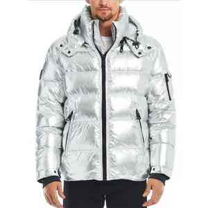 Chaqueta Acolchada de Alta Calidad con Logotipo Personalizado para Hombre, Estilo Urbano, 100% Nailon, Capucha Ajustable - Product Image 5