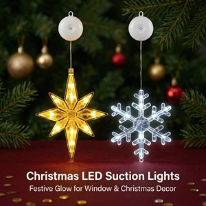 Lumières LED à ventouse, alimentées par piles, lumières féériques suspendues aux fenêtres <span class=keywords><strong>pour</strong></span> Noël, Halloween, mariage, fête, chambre à coucher, décoration <span class=keywords><strong>de</strong></span> la maison - Product Image 3