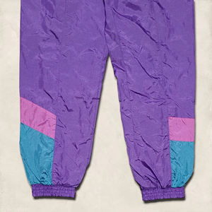 Ensemble survêtement coupe-vent streetwear vintage années 90 de haute qualité avec empiècements en nylon, grande taille, imperméable, respirant et léger pour l'automne - Product Image 3