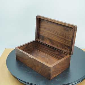 Caja de Almacenamiento de Madera Minimalista con Tapa para Decoración del Hogar - Product Image 5