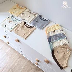 Conjunto de Ropa para Niños y Niñas, Estampado, Viscosa, Ropa de Verano, Fresca, Transpirable, Suave, Ligera, Hecha en Vietnam, Comodidad Durante Todo el Día - Product Image 3