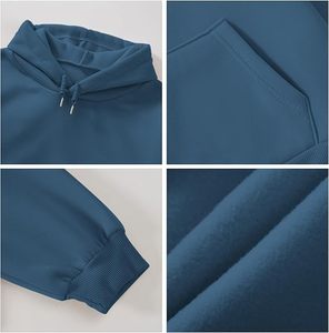 Sudadera con Capucha ROMEO INDUSTRY para Mujer, Informal, de Mezcla de Algodón, Suave, Cómoda y Transpirable, con Bolsillos, para Invierno/Otoño - Product Image 6