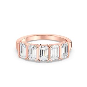 แหวนแต่งงานมรกตแบบ Eternity - Product Image 5