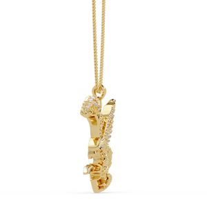 Individuelles Logo 925 Silber Labor-Diamant Iced Out Adler-Anhänger Luxus Hip-Hop Schmuck OEM ODM Halskette Maßanfertigung - Product Image 6