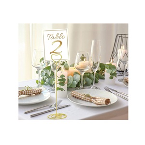 Card Holders <b>Tall</b> <b>Table</b> Number Holders Modern Heart-Shaped Clip Memo Photo Stand for Wedding Party Birthday <b>Table</b> Sign Display - Product Image 3