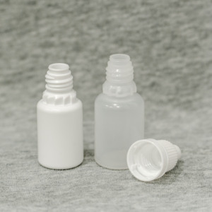 <b>White</b> PP Plastic Cylinder Bottle With Screw <b>Cap</b> For Cosmetic Use 3-20ml Lightweight Durable Packaging - Product Image 1