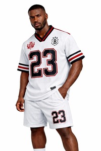 100% <b>Polyester</b> American Football Jersey and <b>Shorts</b> Set Breathable Sports Wear American Football Jersey and <b>Shorts</b> Set for Unisex - Product Image 2