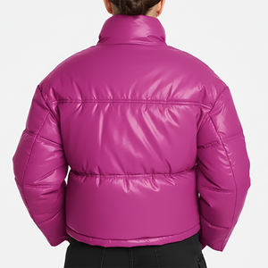 Veste d'hiver à capuche avec logo personnalisé imprimé 2025, streetwear, double fermeture éclair, épaisse, de qualité supérieure, couleur unie, vêtements d'hiver - Product Image 6