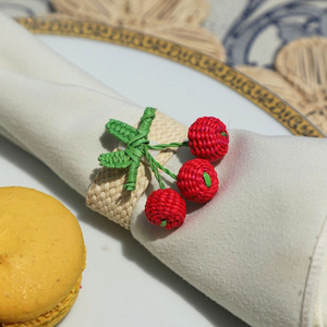 Modern Rattan <b>Flower</b> Napkin Rings <b>Sticker</b> Handwoven Napkin Holder for Table Decorations OEM Accepted from Vietnam Wholesale - Product Image 5