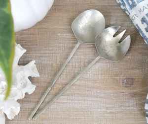 Cuchara para Servir Ensaladas de Acero Inoxidable con Mango de Hoja, Apta para Lavavajillas, para Cocina, Hoteles y Hogares, Calidad de Exportación, Venta al Por Mayor - Product Image 5