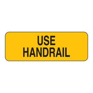 Panneau de signalisation de sécurité pour main courante, durable, pour intérieur/extérieur, pour escaliers et rampes - Product Image 1