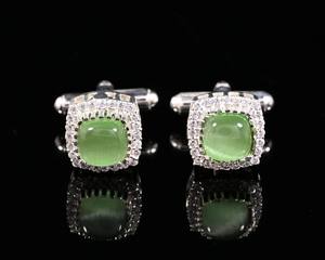 Mancuernillas Personalizadas de Lujo para Hombre |   Mancuernillas de Acero Inoxidable y Plata de Ley 925 |   Joyería al por mayor para puños de camisa de negocios y bodas - Product Image 1