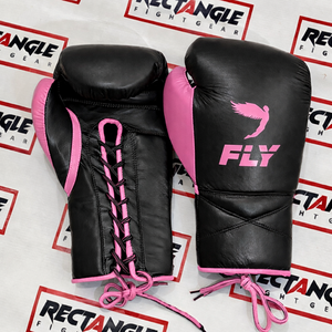 Fabrication en usine de gants de boxe sur mesure, 100% cuir véritable, professionnels, à lacets. - Product Image 5