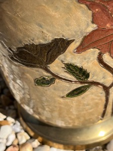 High <b>End</b> Floral Design Wine Chiller Tub For Decorative Display For Bottles In <b>Bar</b> Areas And Festive Decor And Special Occasions - Product Image 5